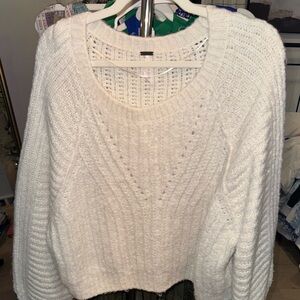 Free People Cream Sweater